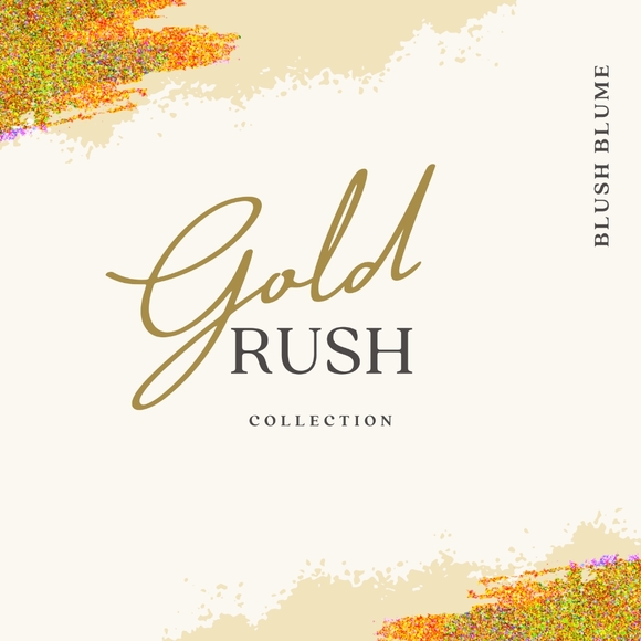 Golden Round Statement Earrings - Picture 4 of 5